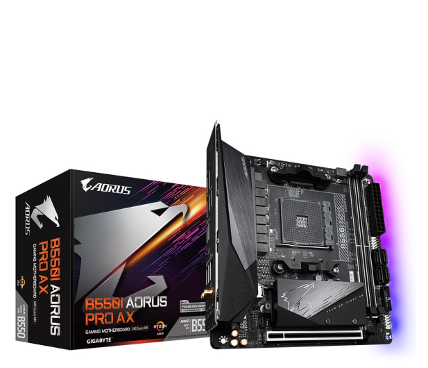 GIGABYTE Płyta główna Gigabyte B550I AORUS PRO AX B550I AORUS PRO AX B550I AORUS PRO AX              - 661059 - zdjęcie